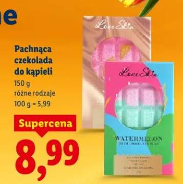 Pachnąca czekolada do kąpieli, różne rodzaje