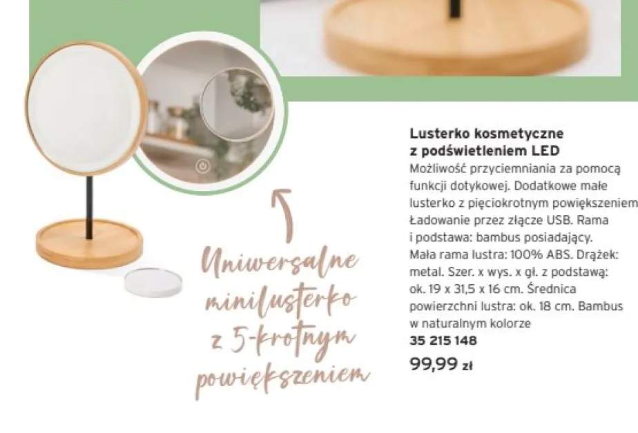 lusterko led do makijażu