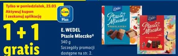 Ptasie mleczko 1+1 gratis