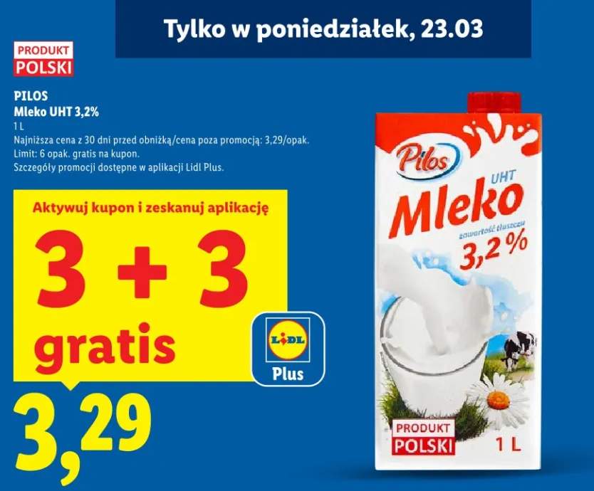 Mleko UHT 3,2%