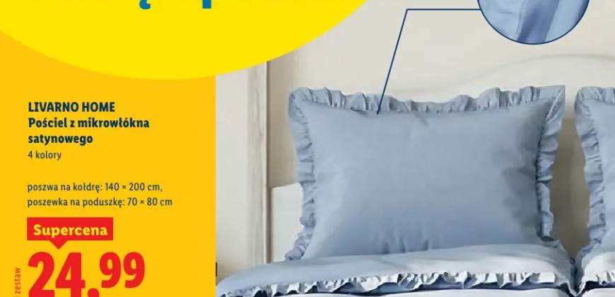 Pościel z mikrowłókna satynowego 140x200cm