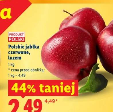 Jabłka czerwone, luzem