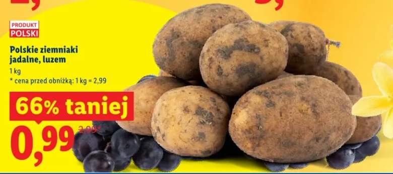 Ziemniaki jadalne, luzem