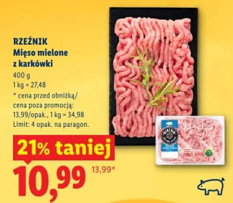 Mięso mielone z karkówki