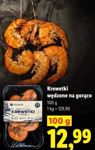 Krewetki wędzone na gorąco