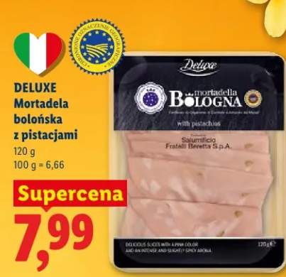 Mortadela bolońska z pistacjami