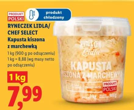 Kapusta kiszona z marchewką