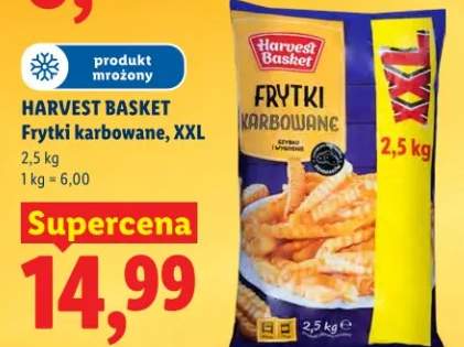 Frytki karbowane, XXL