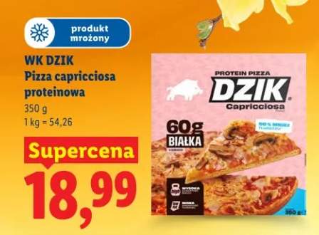 Pizza capricciosa proteinowa