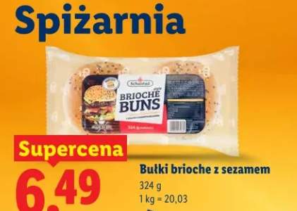Bułki brioche z sezamem