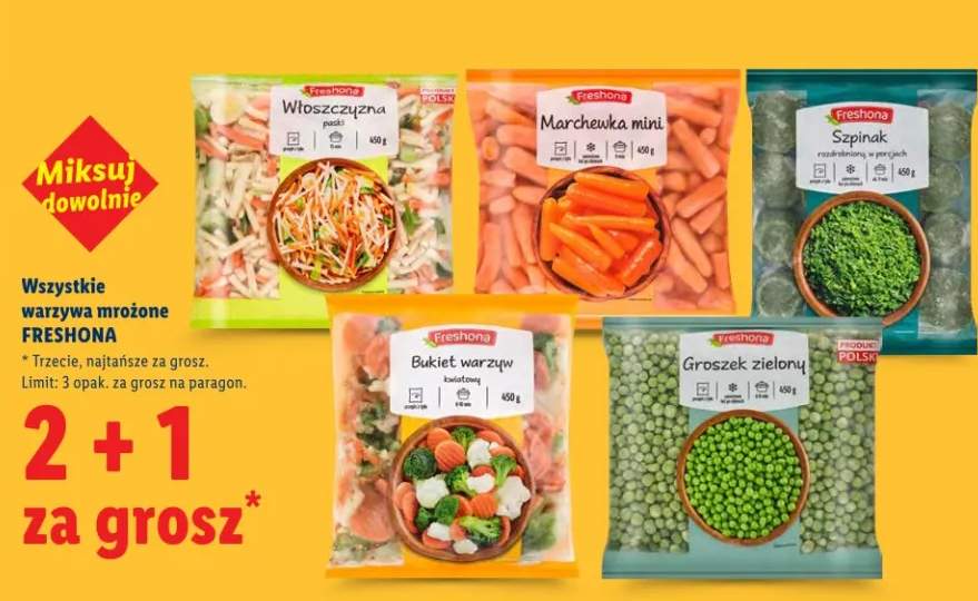 Warzywa mrożone Freshona - włoszczyzna pikś