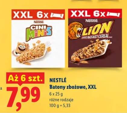 Batony zbożowe, XXL - Lion Breakfast Cereal