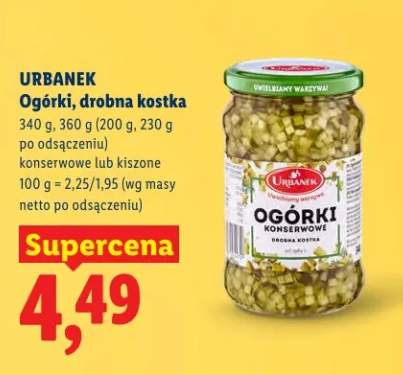 Ogórki, drobna kostka