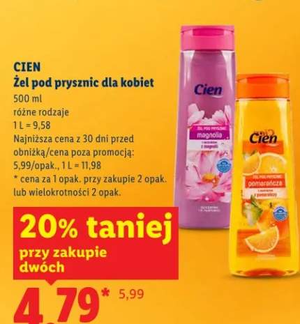 Żel pod prysznic dla kobiet