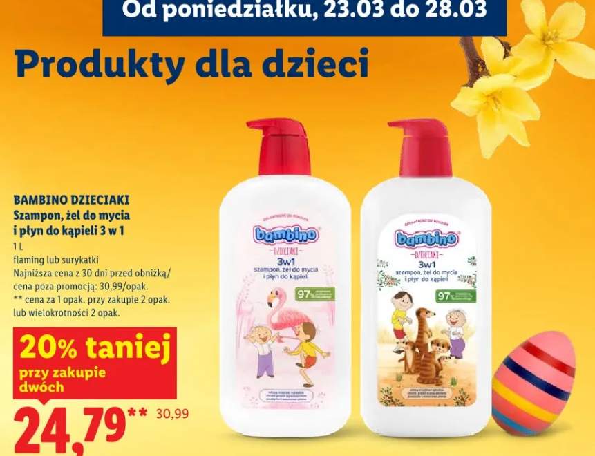 Szampon, żel do mycia i płyn do kąpieli 3 w 1