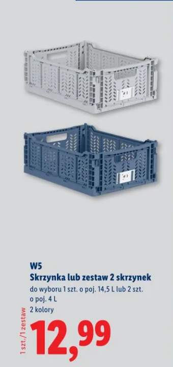 Skrzynka lub zestaw 2 skrzynek