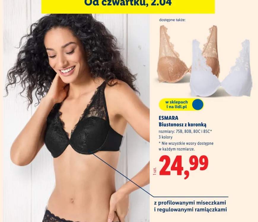 Biustonosz z koronką