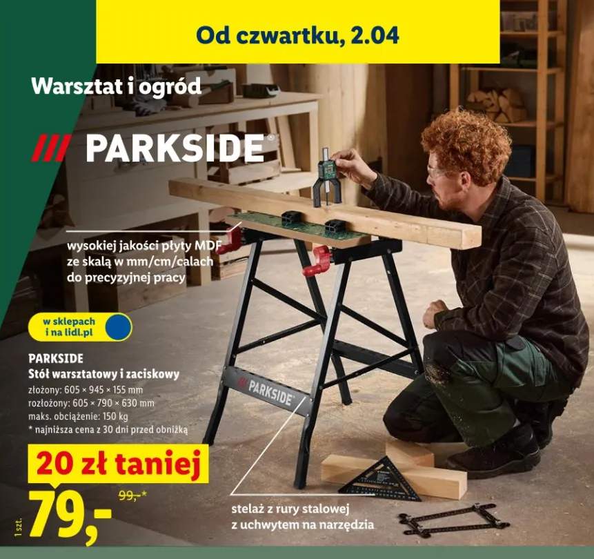 Stół warsztatowy i zaciskowy