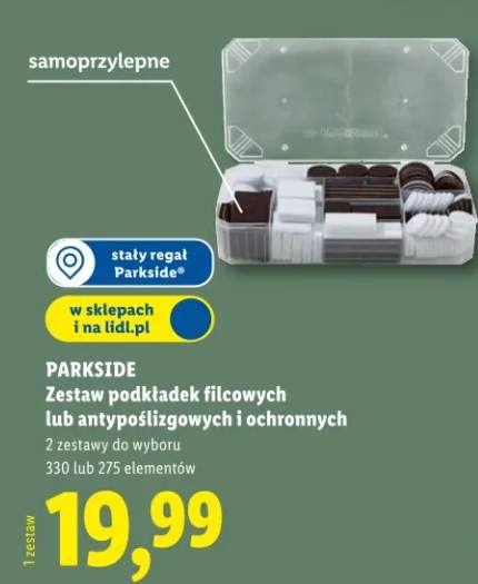 Zestaw podkładek filcowych lub antypoślizgowych i ochronnych