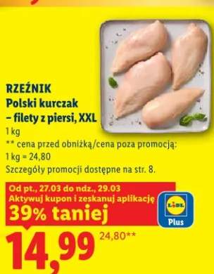 Polski kurczak - filety z piersi XXL