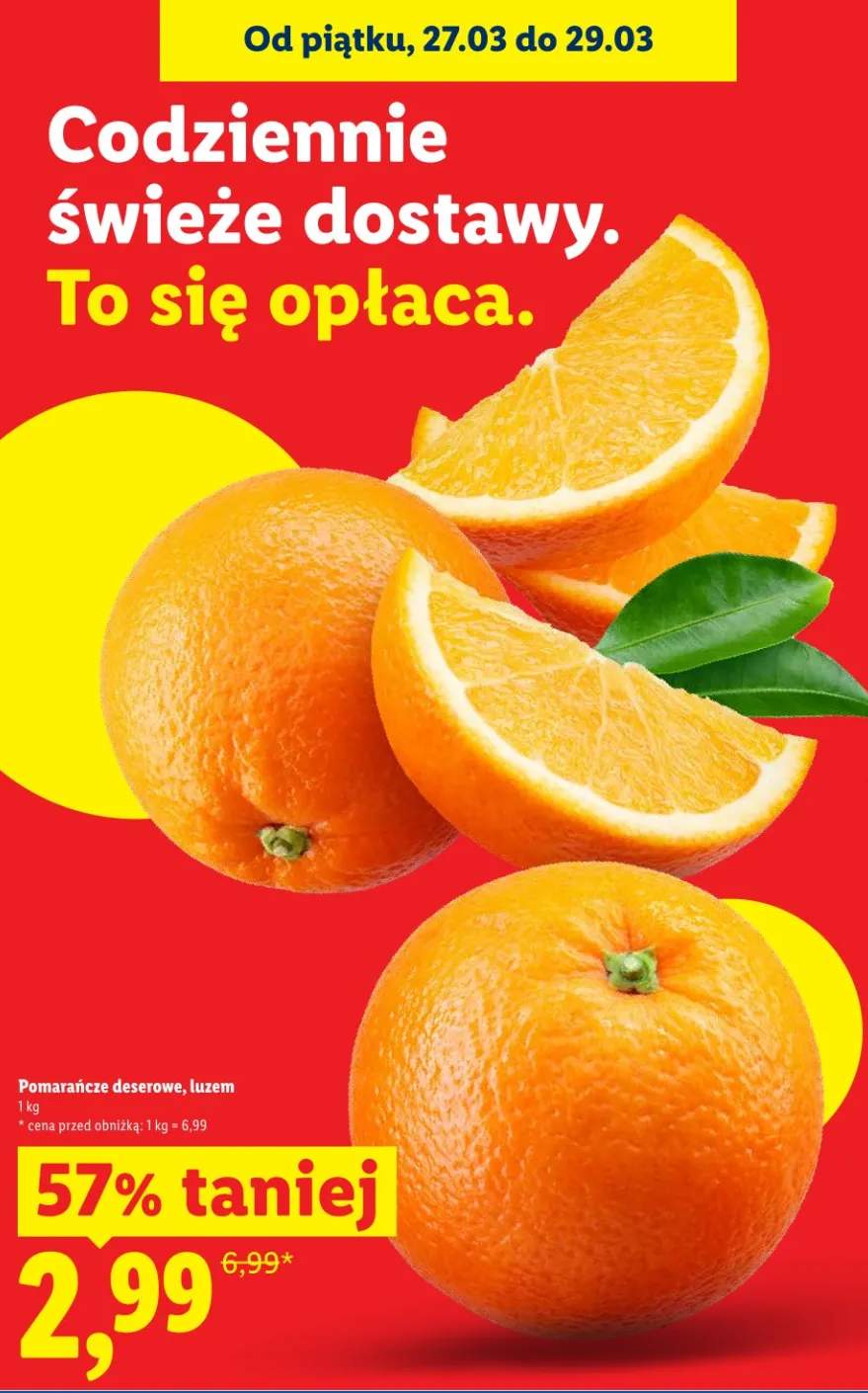 Pomarańcze deserowe, luzem