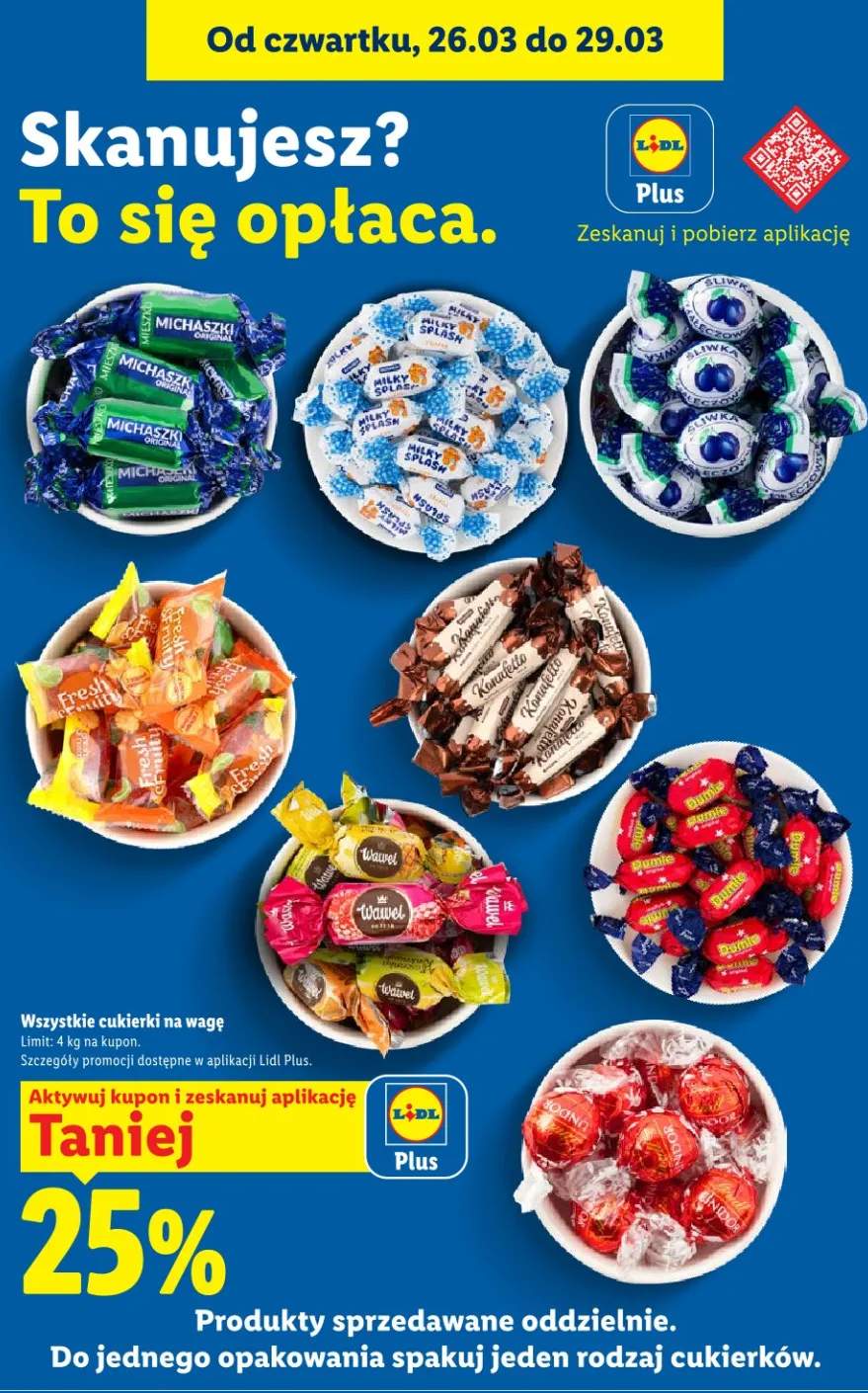 Wszystkie cukierki na wagę -25%