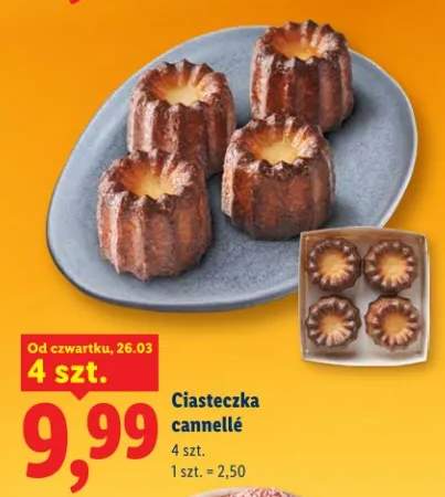 Ciasteczka cannelé