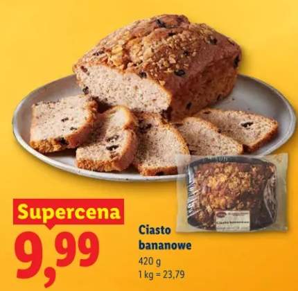 Ciasto bananowe 420 g