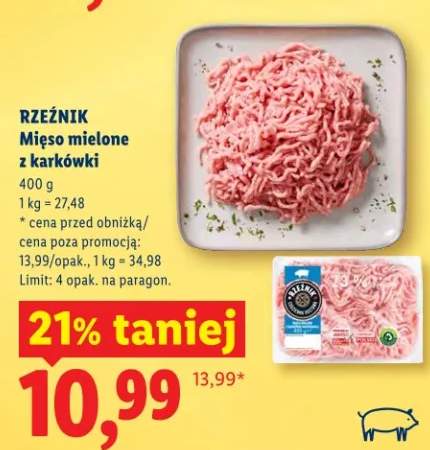 Mięso mielone z karkówki