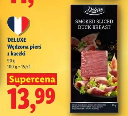 Wędzona pierś z kaczki