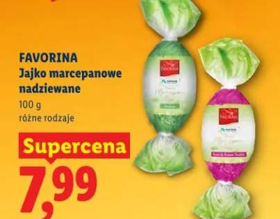 Jajko marcepanowe nadziewane różne rodzaje