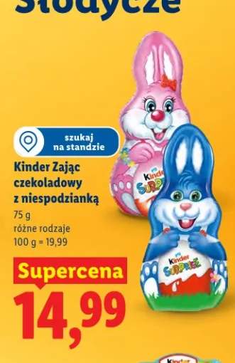 Zając czekoladowy z niespodzianką