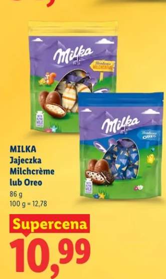 Jajeczka Milchcrème lub Oreo