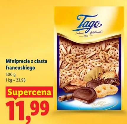 Miniprecle z ciasta francuskiego