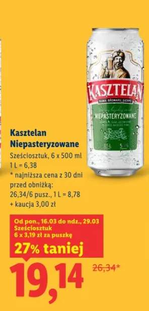 Piwo Niepasteryzowane