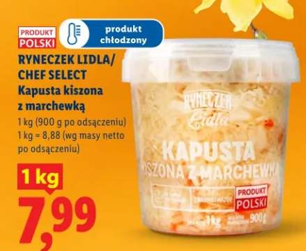 Kapusta kiszona z marchewką