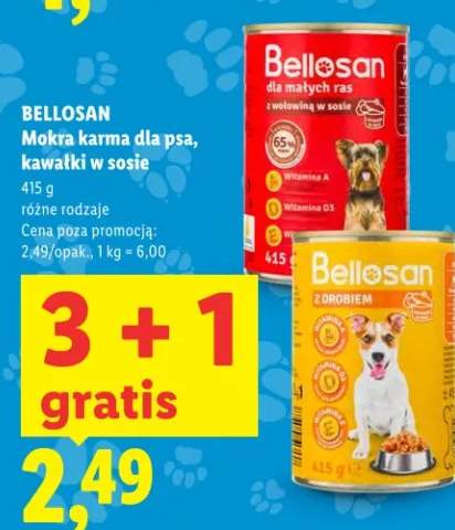 Mokra karma dla psa, kawałki w sosie różne rodzaje