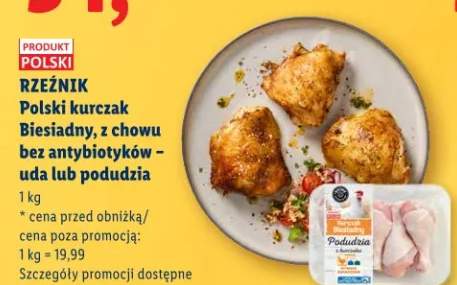 Polski kurczak Biesiadny, z chowu bez antybiotyków - podudzia