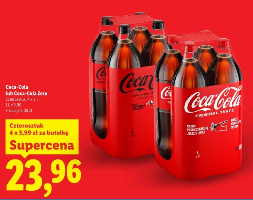 Napój gazowany Coca-Cola Zero