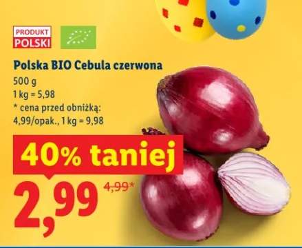 Polska BIO Cebula czerwona