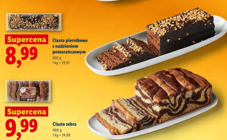 Ciasto piernikowe z nadzieniem pomarańczowym