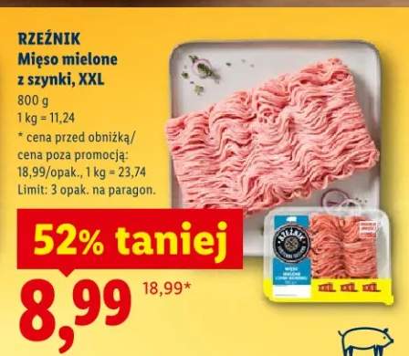 Mięso mielone z szynki, XXL