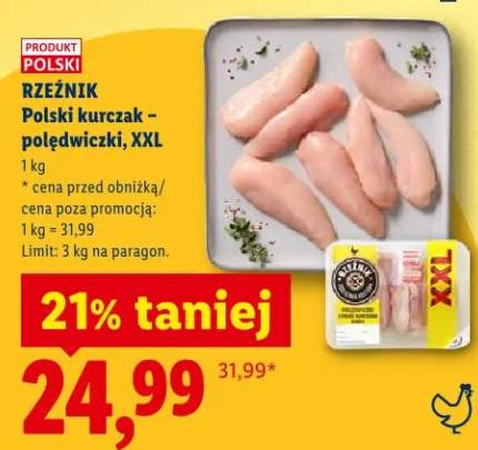 Polski kurczak - polędwiczki, XXL