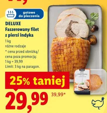 Faszerowany filet z piersi indyka, różne rodzaje