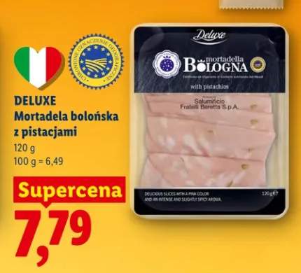 Mortadela bolońska z pistacjami