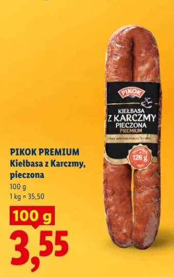 Kiełbasa z Karczmy, pieczona