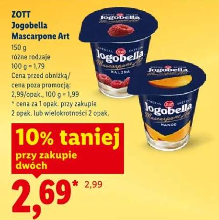 Jogurt Mascarpone Art różne rodzaje