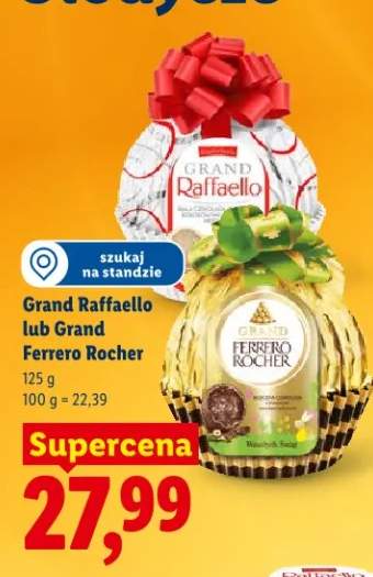 Czekolada Grand Raffaello lub Grand Ferrero Rocher