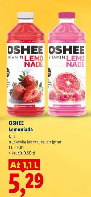 Lemoniada truskawka lub malina-grejpfrut