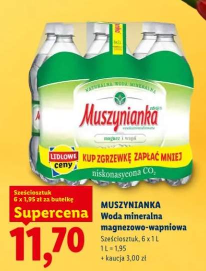 Woda mineralna magnezowo-wapniowa